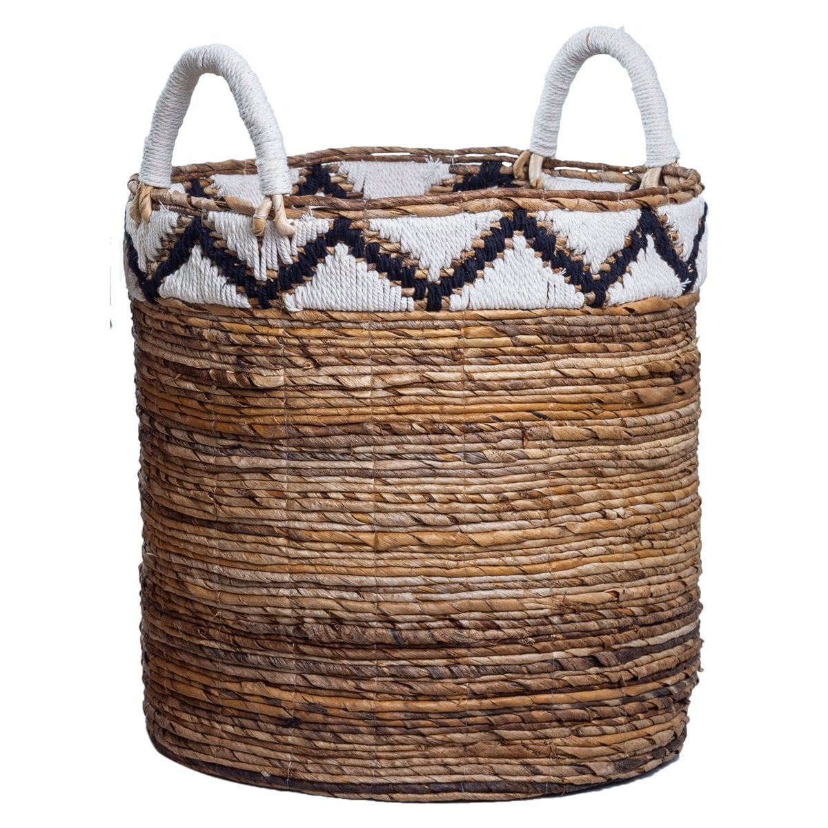 Banana Fibre Basket – Handwoven Laundry & Plant Basket, 3 Sizes