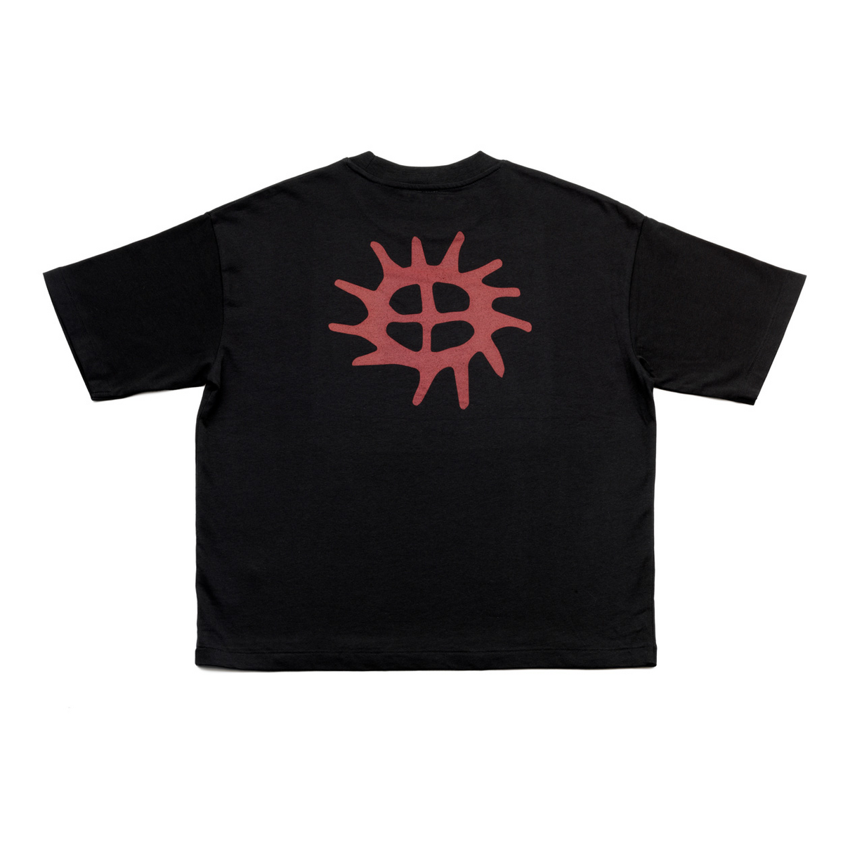 Das Marken-T-Shirt S/S - Schwarz Terrakotta - L