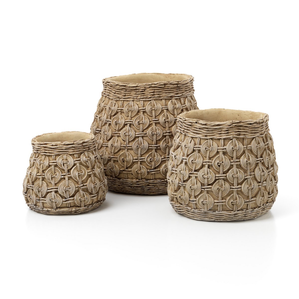 Concrete Planter - Large Decorative Knot Plant Pot