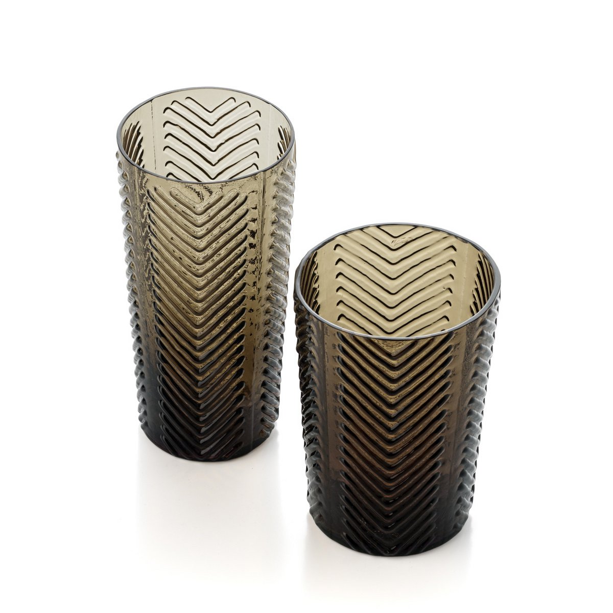 The Herringbone Tumbler - Smoke