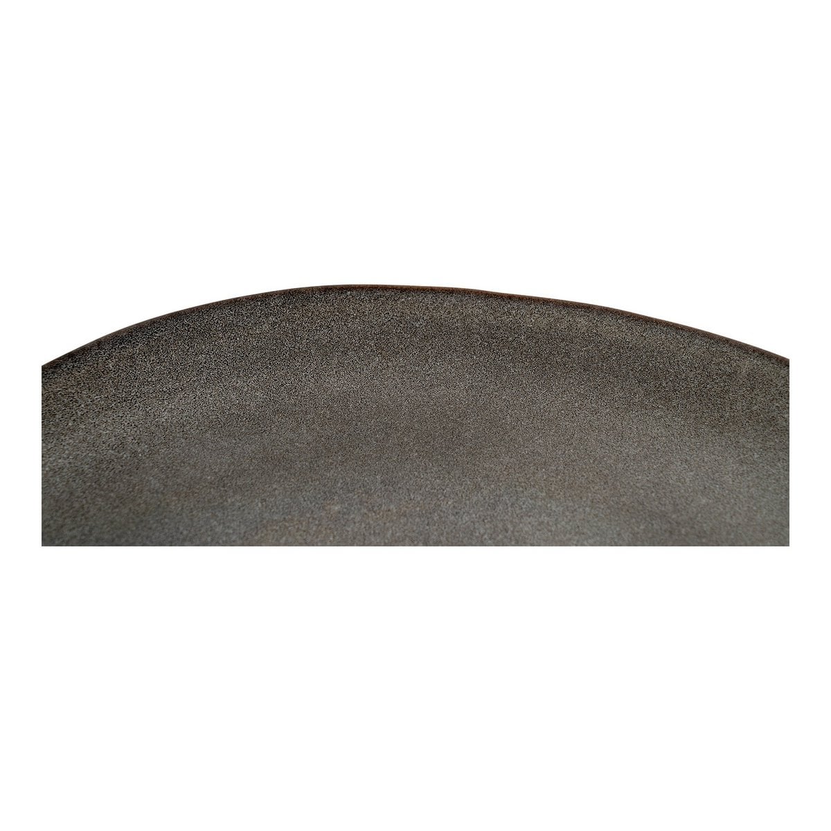 Plato llano Selma - Plato llano, cerámica, gris/marrón, ø27cm, juego de 4
