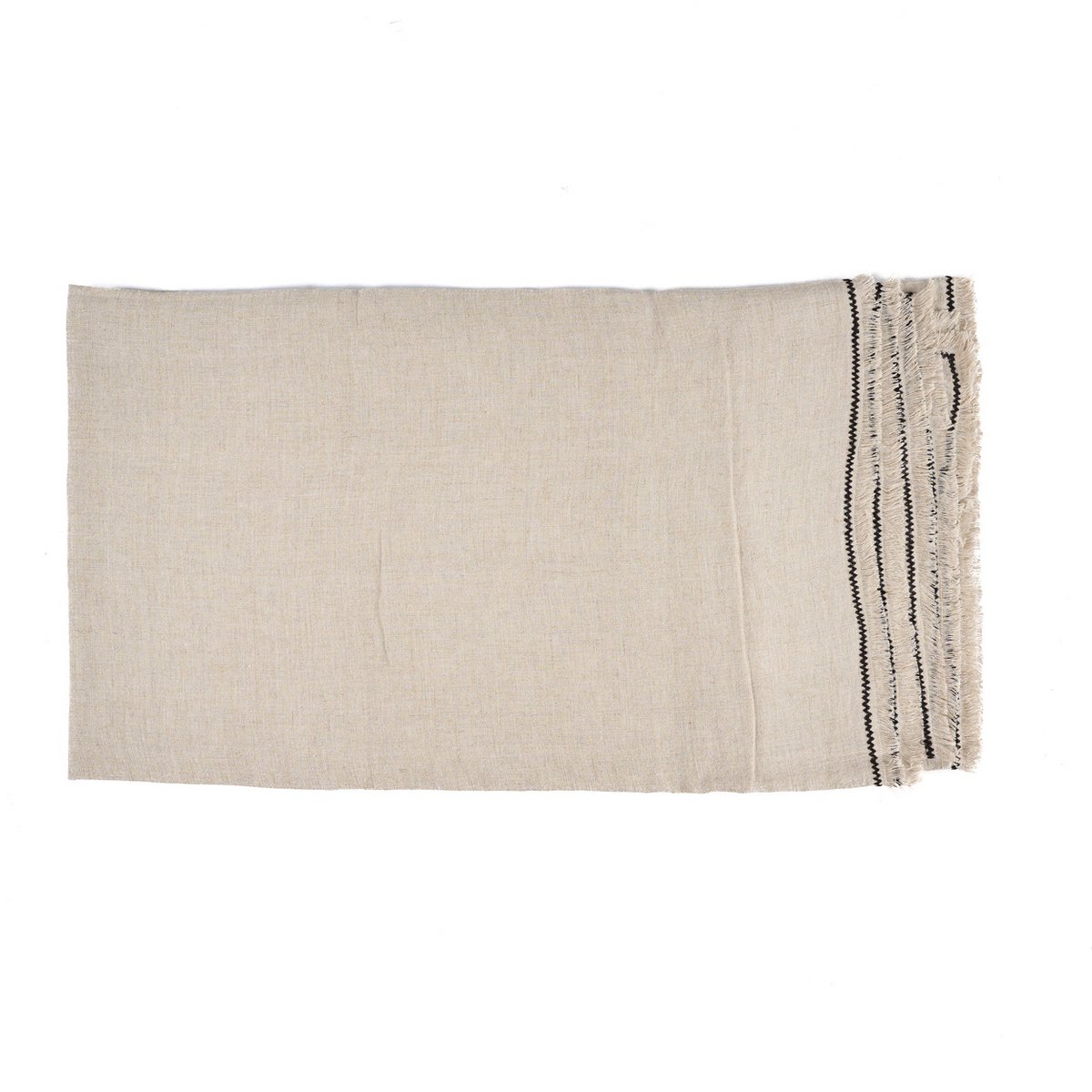 The Tuscany Tablecloth - Natural Black - 150x300