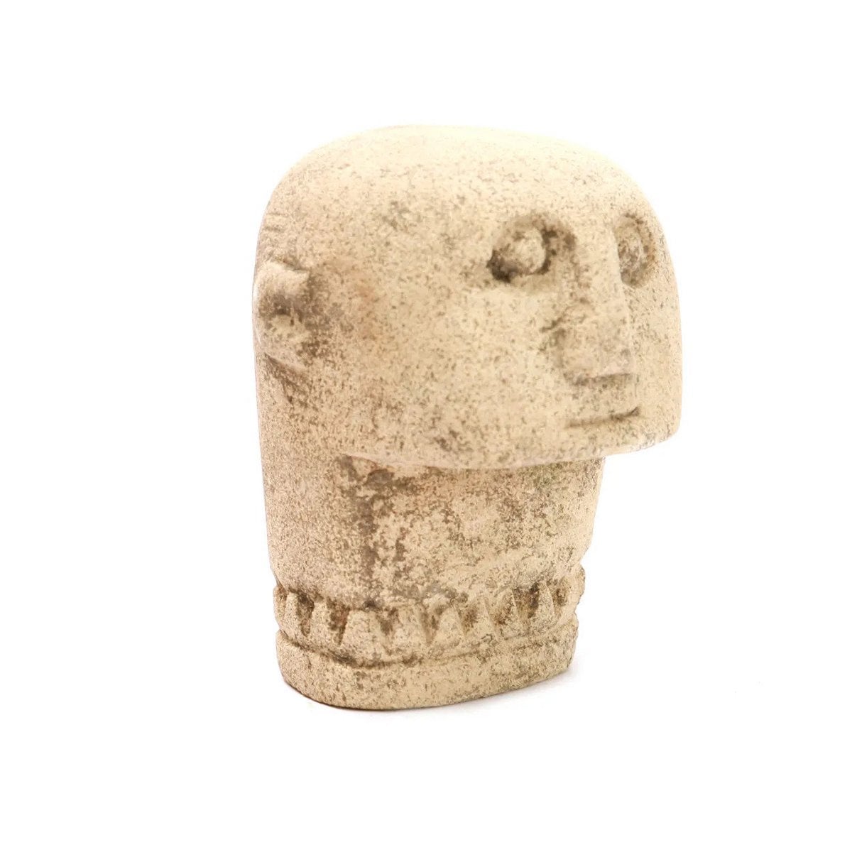 Sandstone Sumba Stone Statue - Hand Carved Indonesian Art