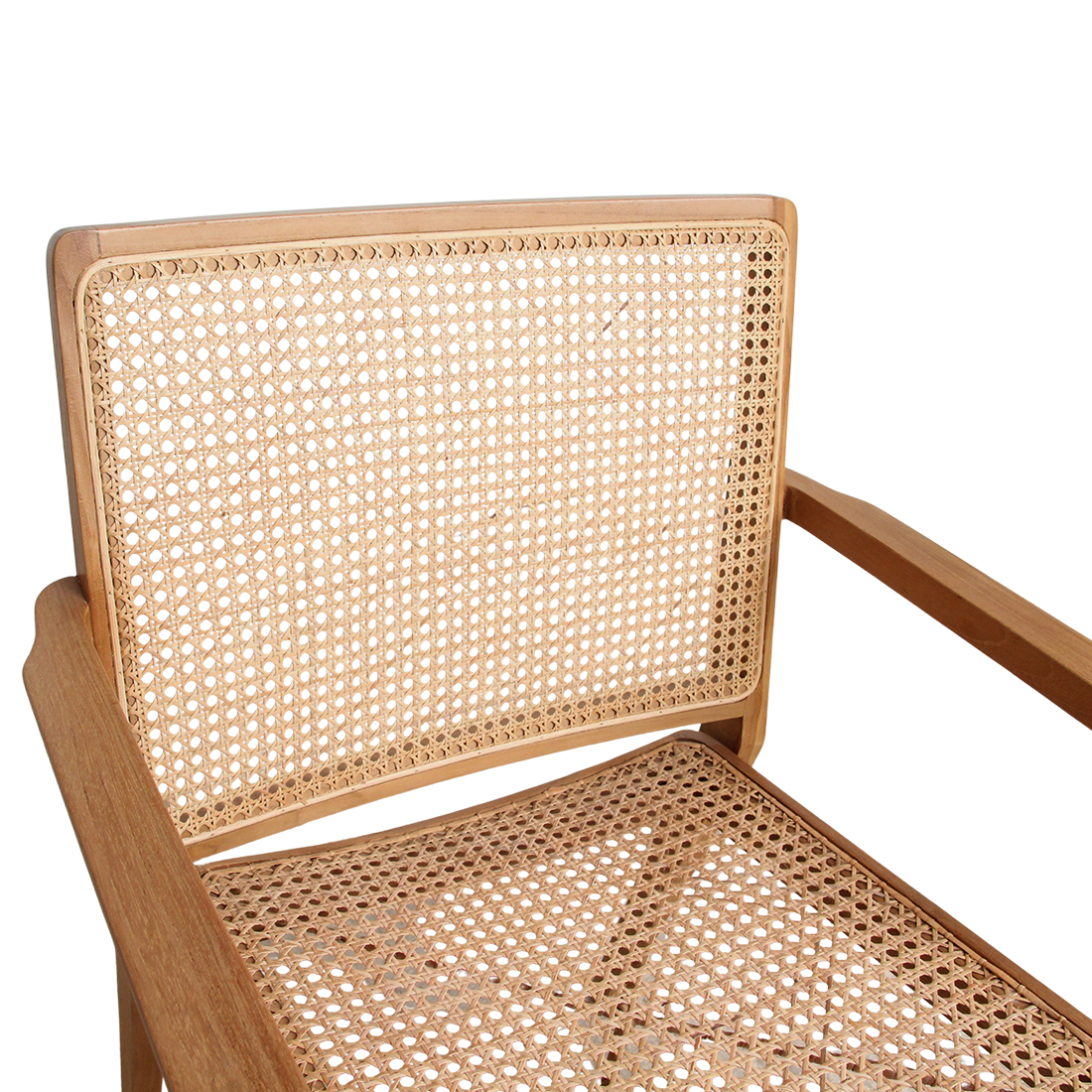 Nova teak dining room chair with armrest