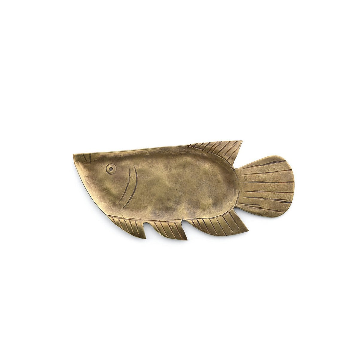 Brass Serving Tray - Elegant Gold Decor Tray, Medium