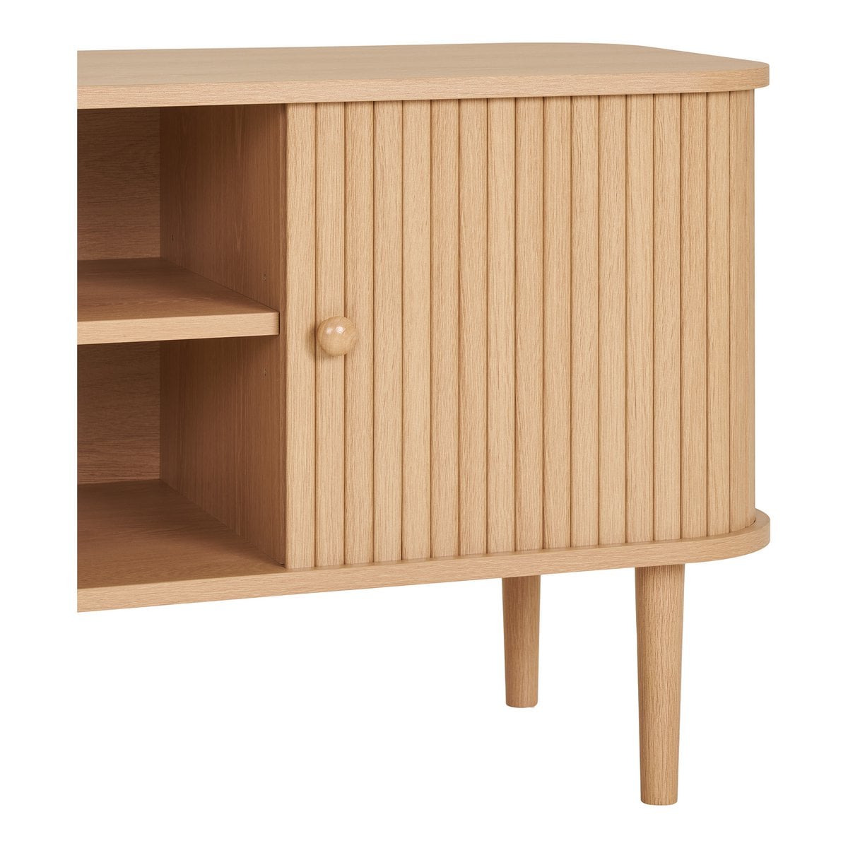 Nikko TV-bench - Natural, MDF/Pine, 113x40x51.5 cm