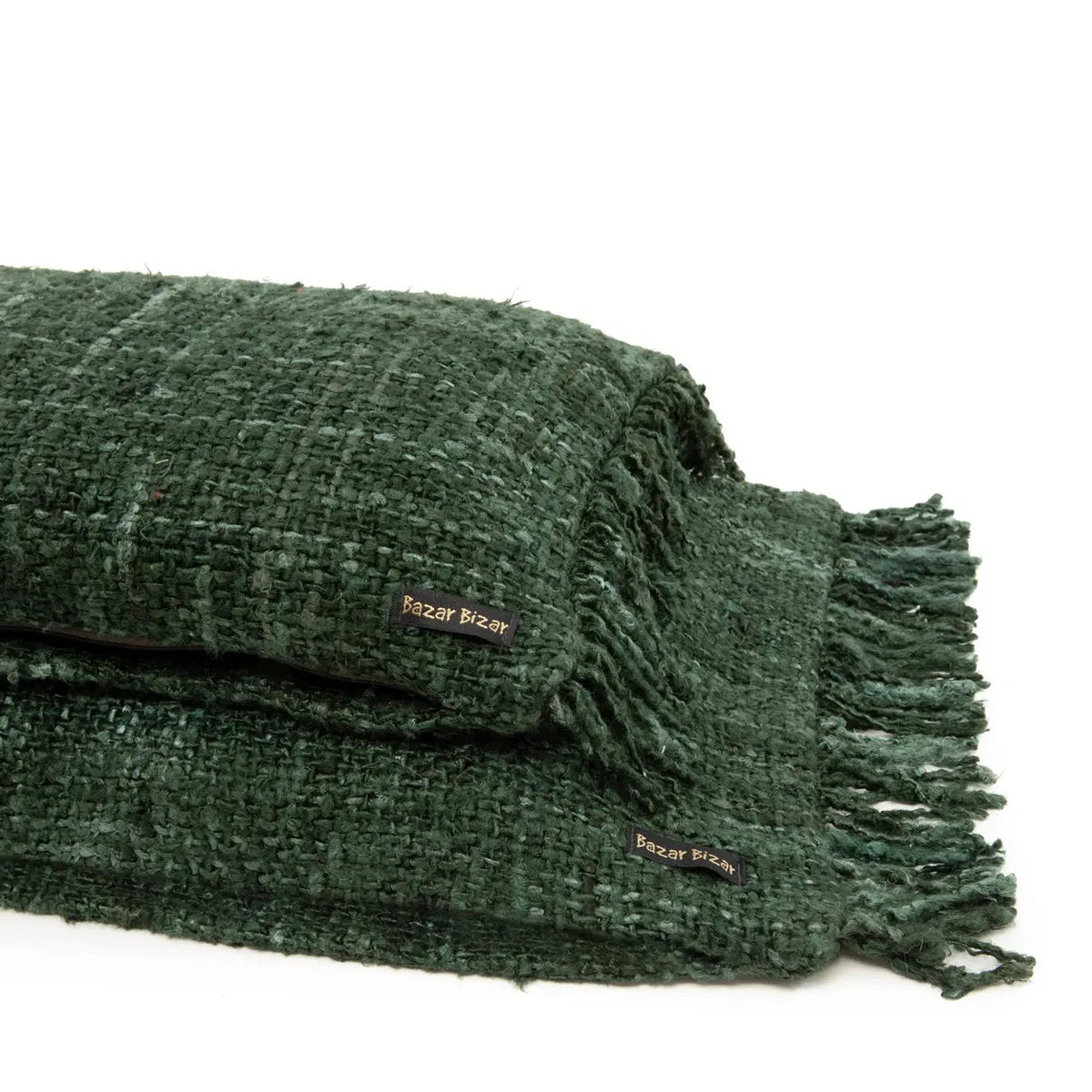 La Funda De Cojín Oh My Gee - Verde Oscuro - 35x100
