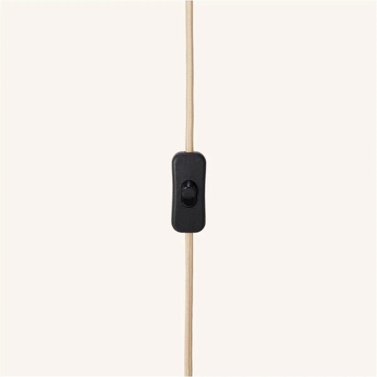 Quin Light Brown Wooden Lamp | Frosted Glass, Corded & Lighting