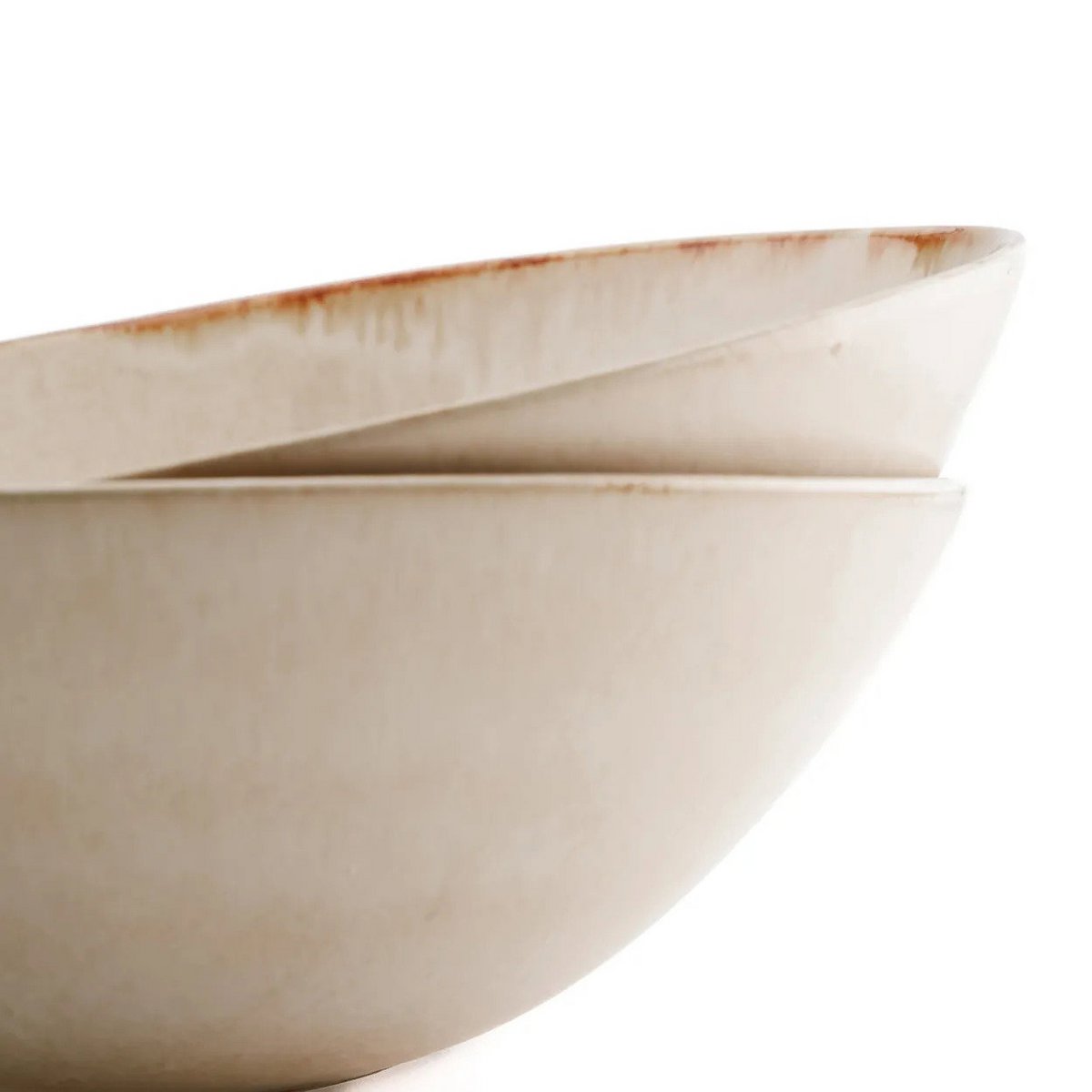 White Ceramic Serving Bowl - Medium Size | Cascais