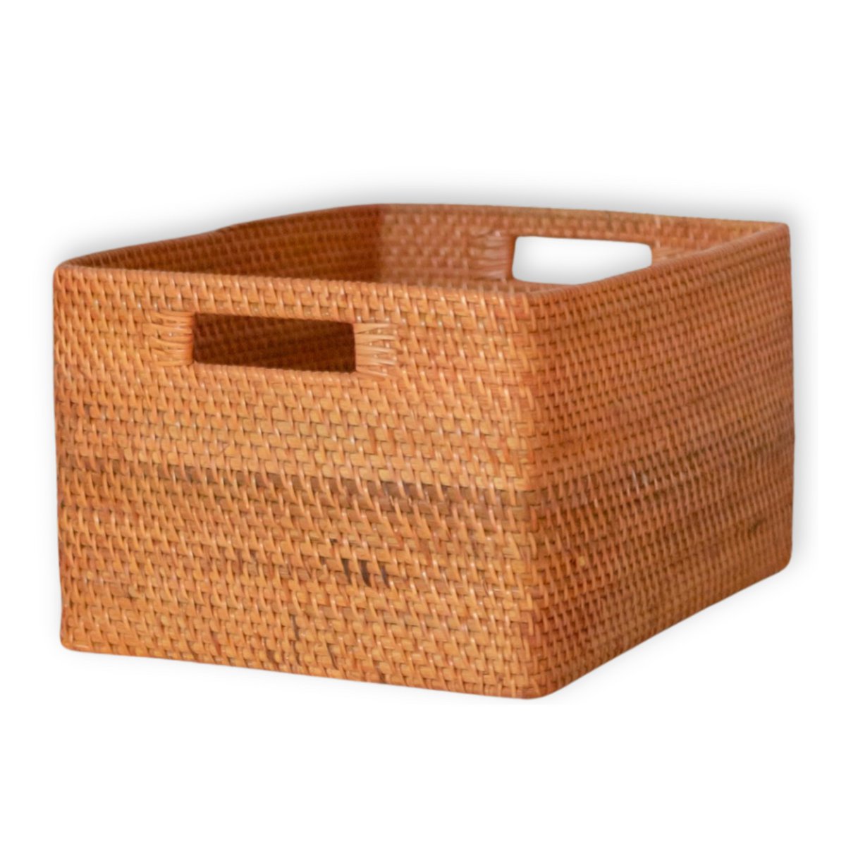 Rattan Shelf Basket - Handwoven Storage | Soeji