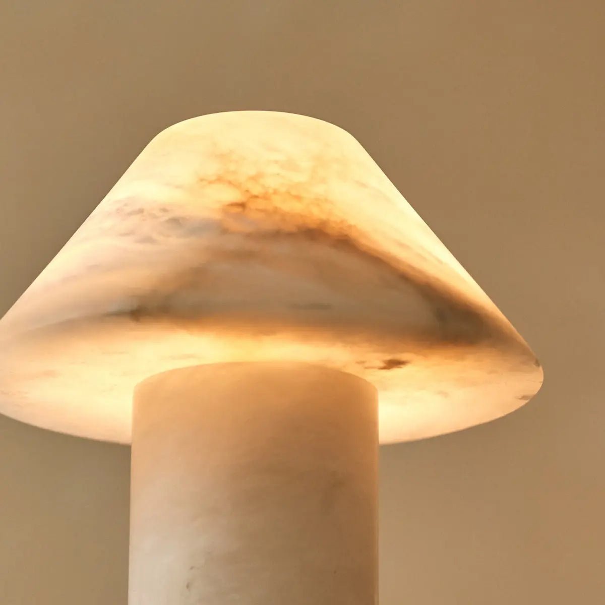 Alabaster Table Lamp - Eleonora Unique Design with Soft Glow