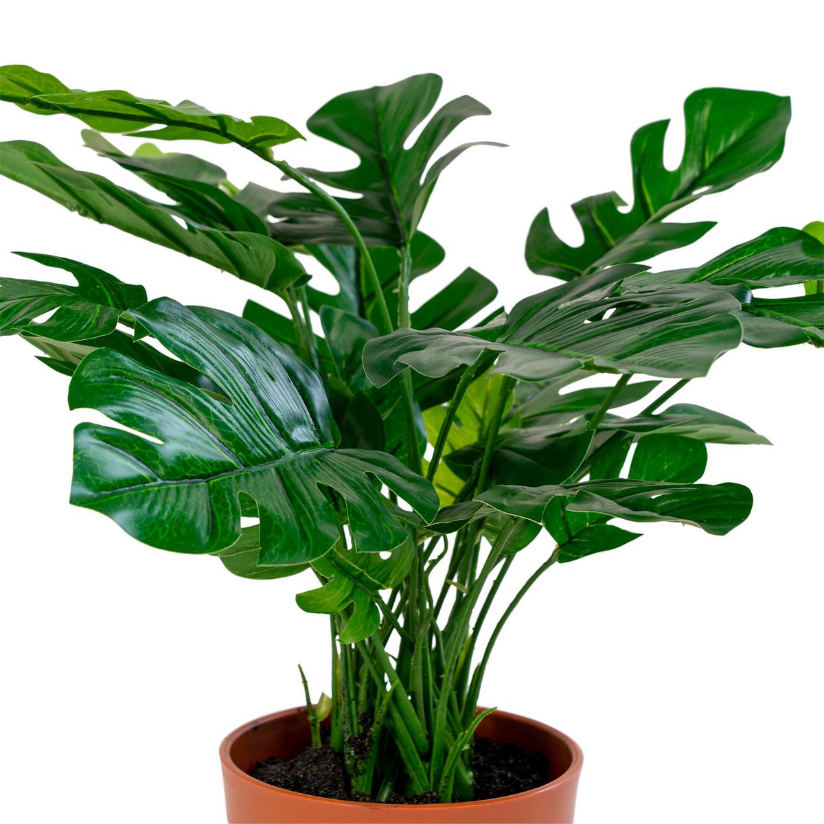 Artificial Monstera Plant – Green Tropical Decor, 45 cm Height