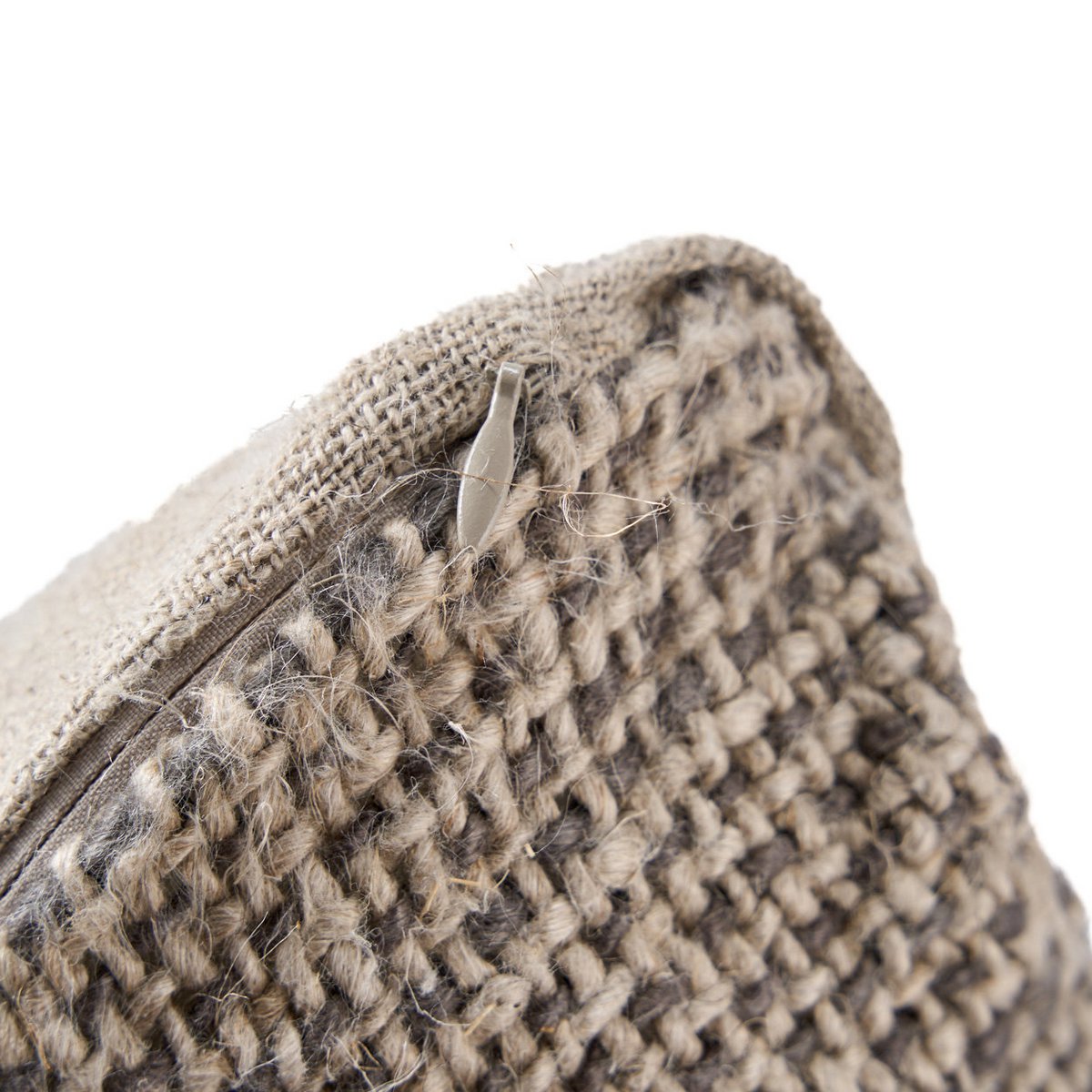 Linen Pillow Cover - The Linen Grain Black Natural