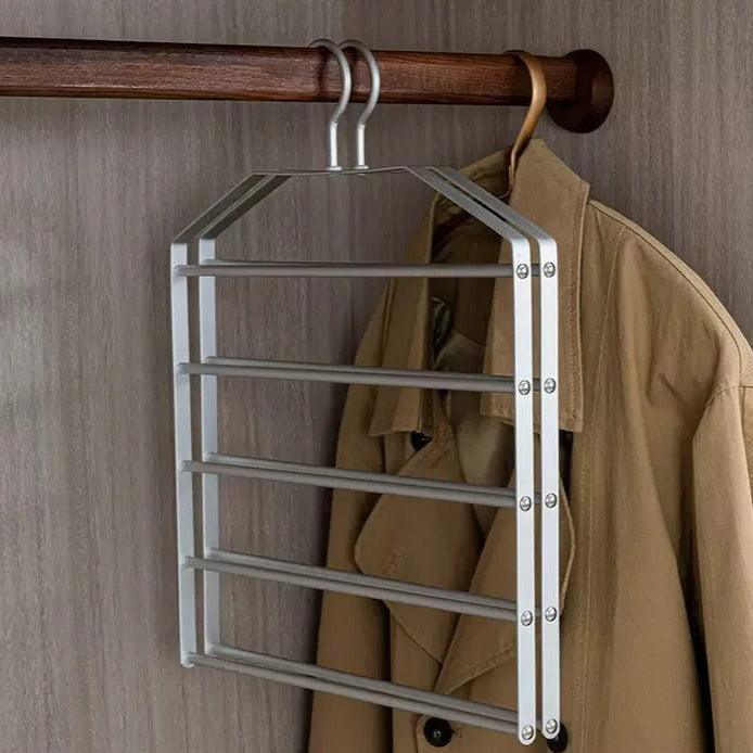 5-in-1 Clothes Hanging Rack | Full Metal - JUGLANA