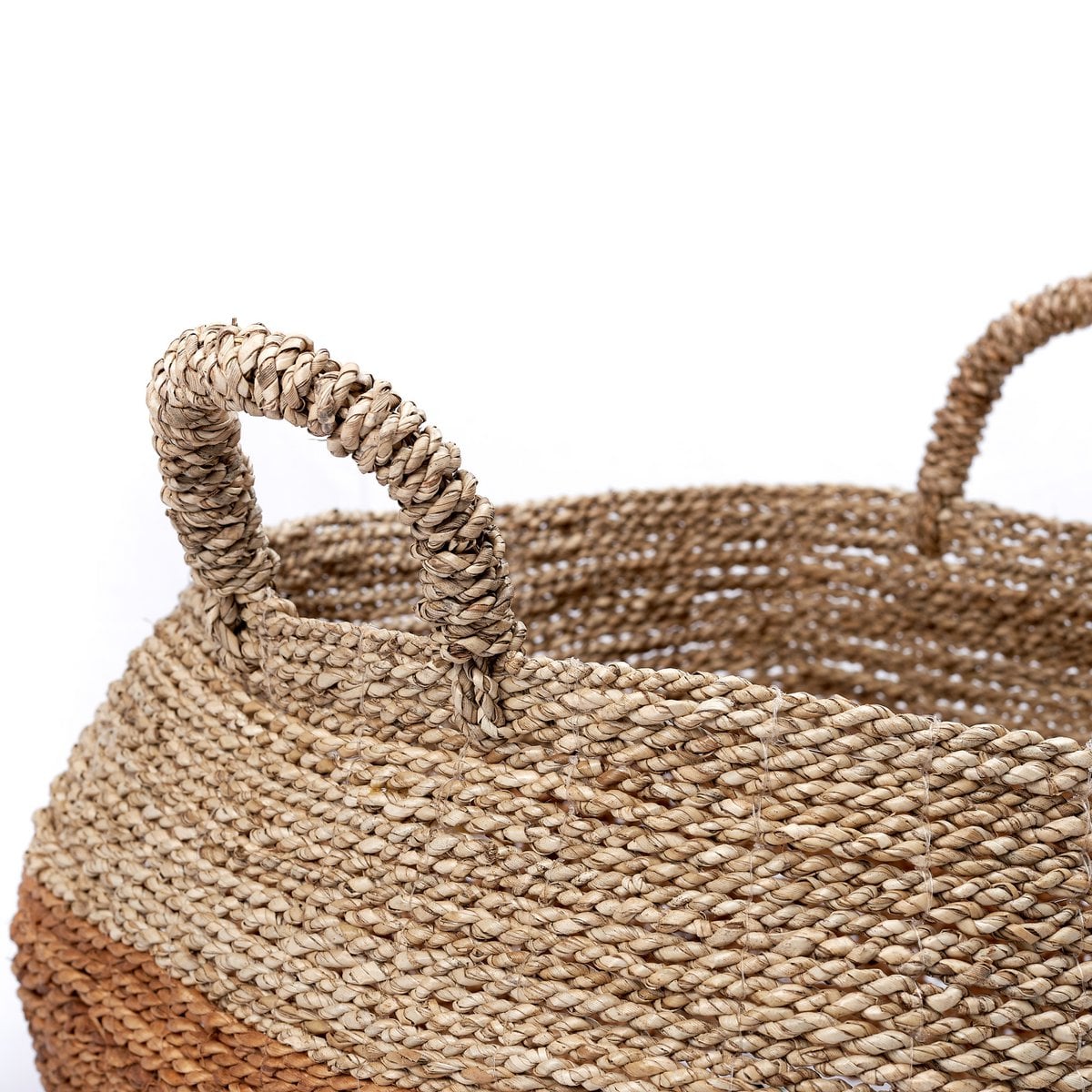 Banana Fiber Storage Basket - Seagrass Laundry & Plant Basket, 3 Sizes