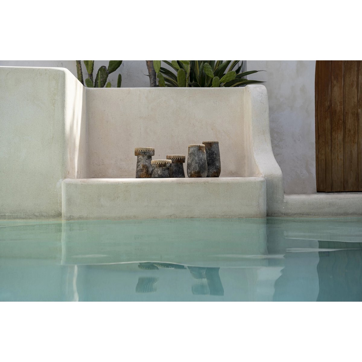 El Portavelas Pretty - Gris Antiguo - L