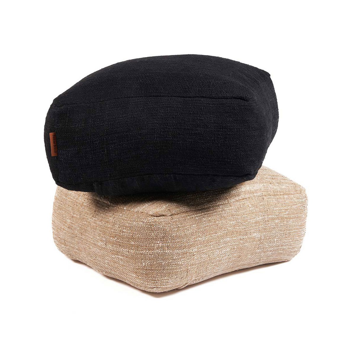 Beige Pouffe Ottoman - The Comfy Pouffe