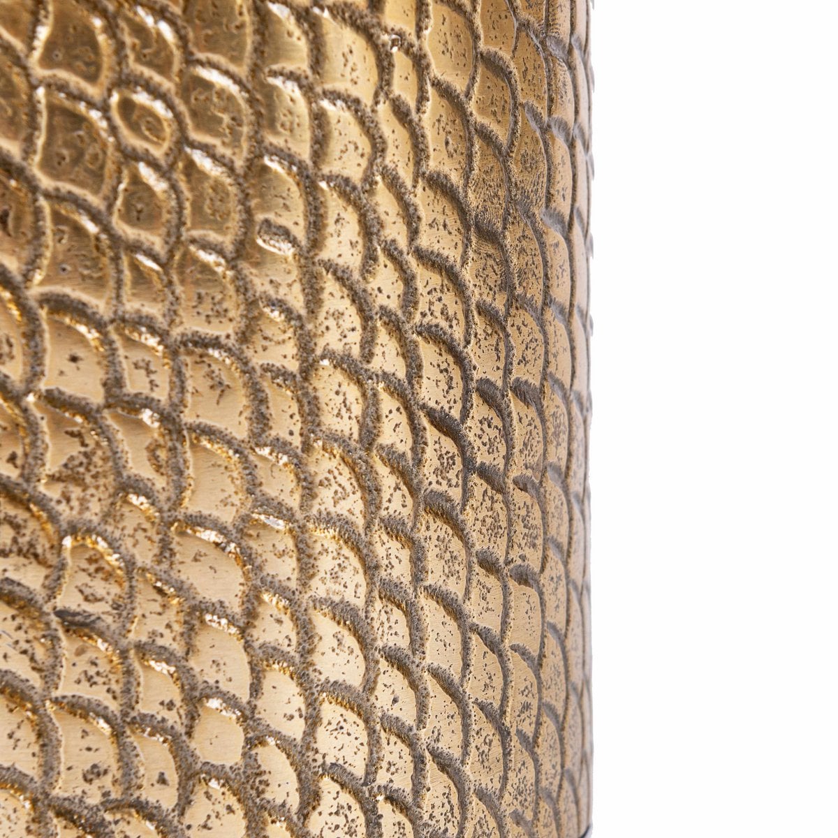 The Croco Candle Holder - Brass - M