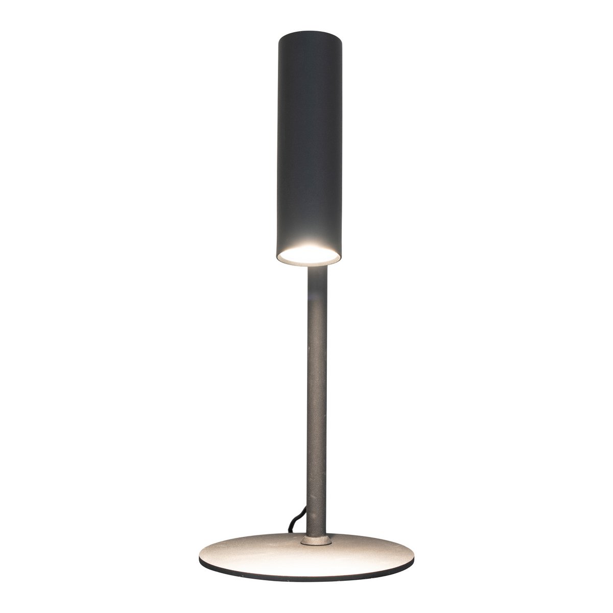 Lampe de table Paris - Noir, Acier, 20 cm