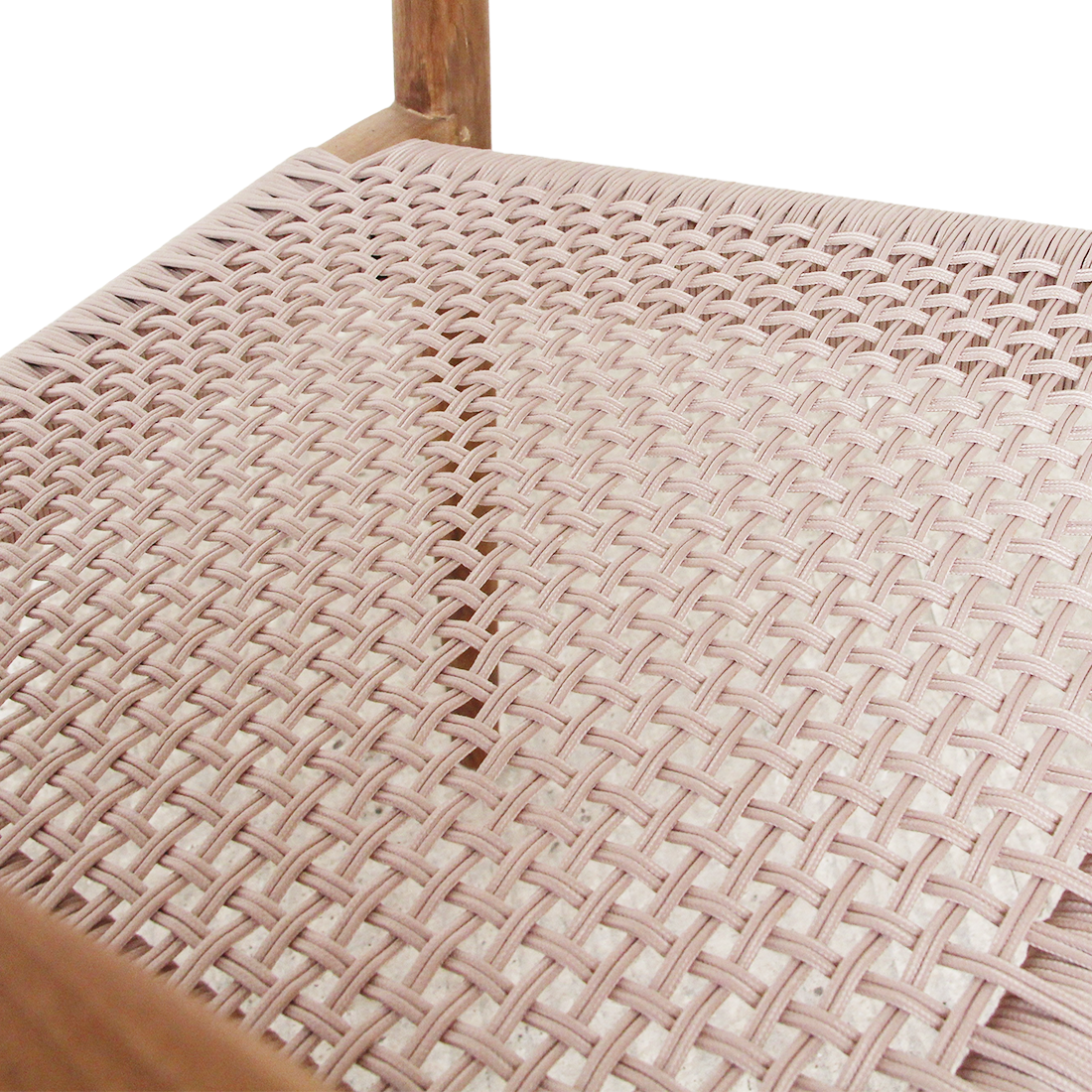 Chaise de jardin Freya avec repose-bras naturel - Teakhout foncé
