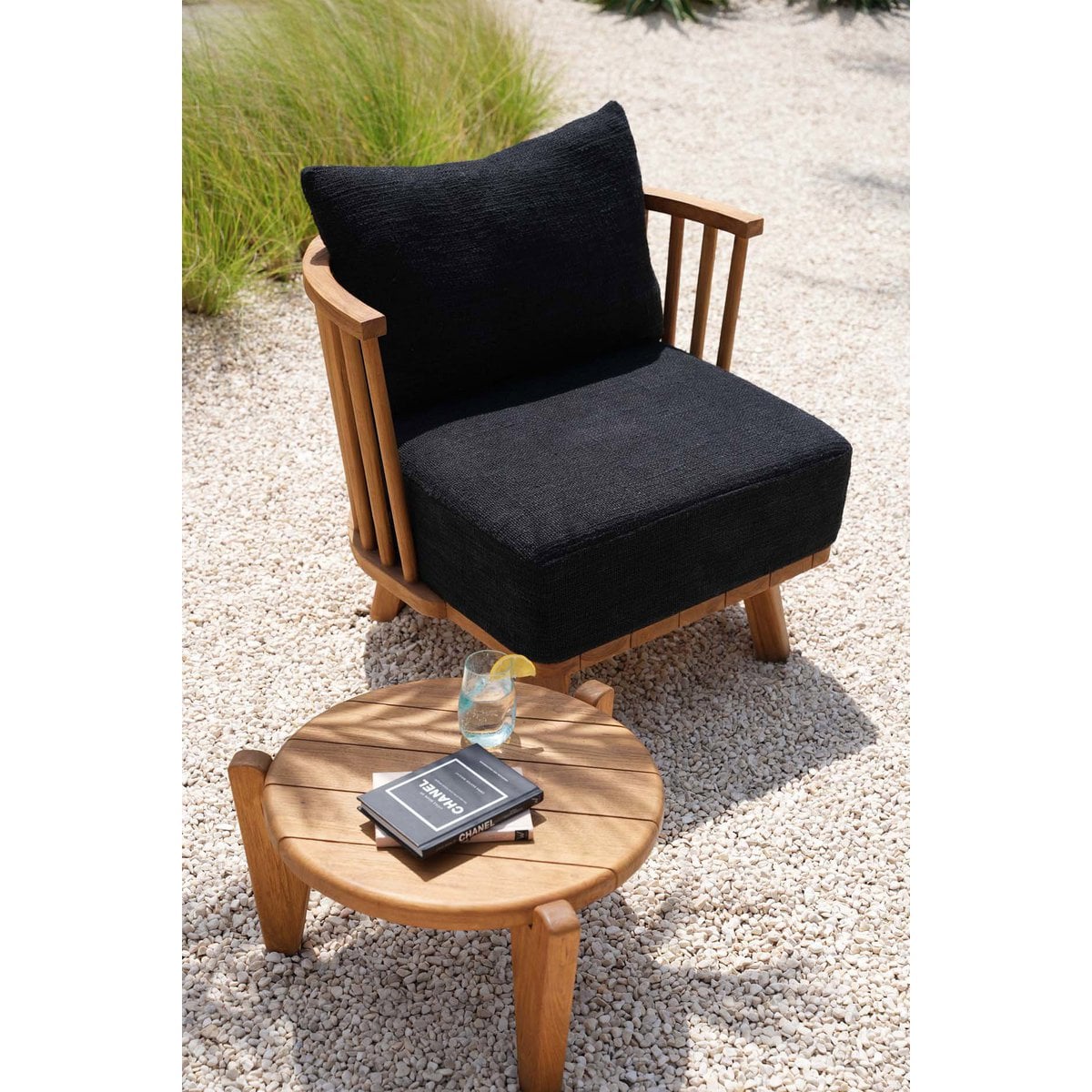 Teak Coffee Table Outdoor - Seseh Three-Leg Design - Medium