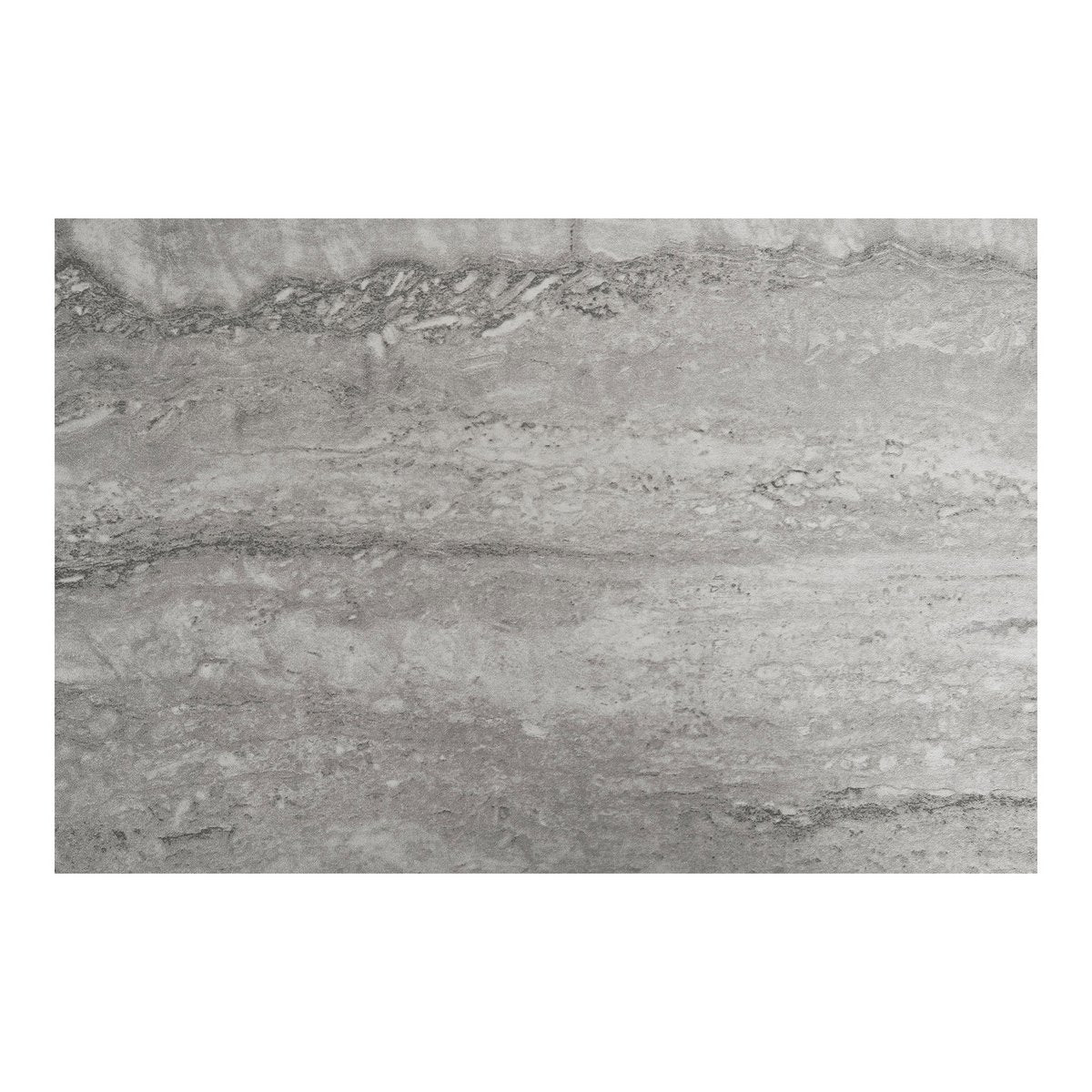 Travertine Console Table - Black Modern Hallway Entry Table, 110cm