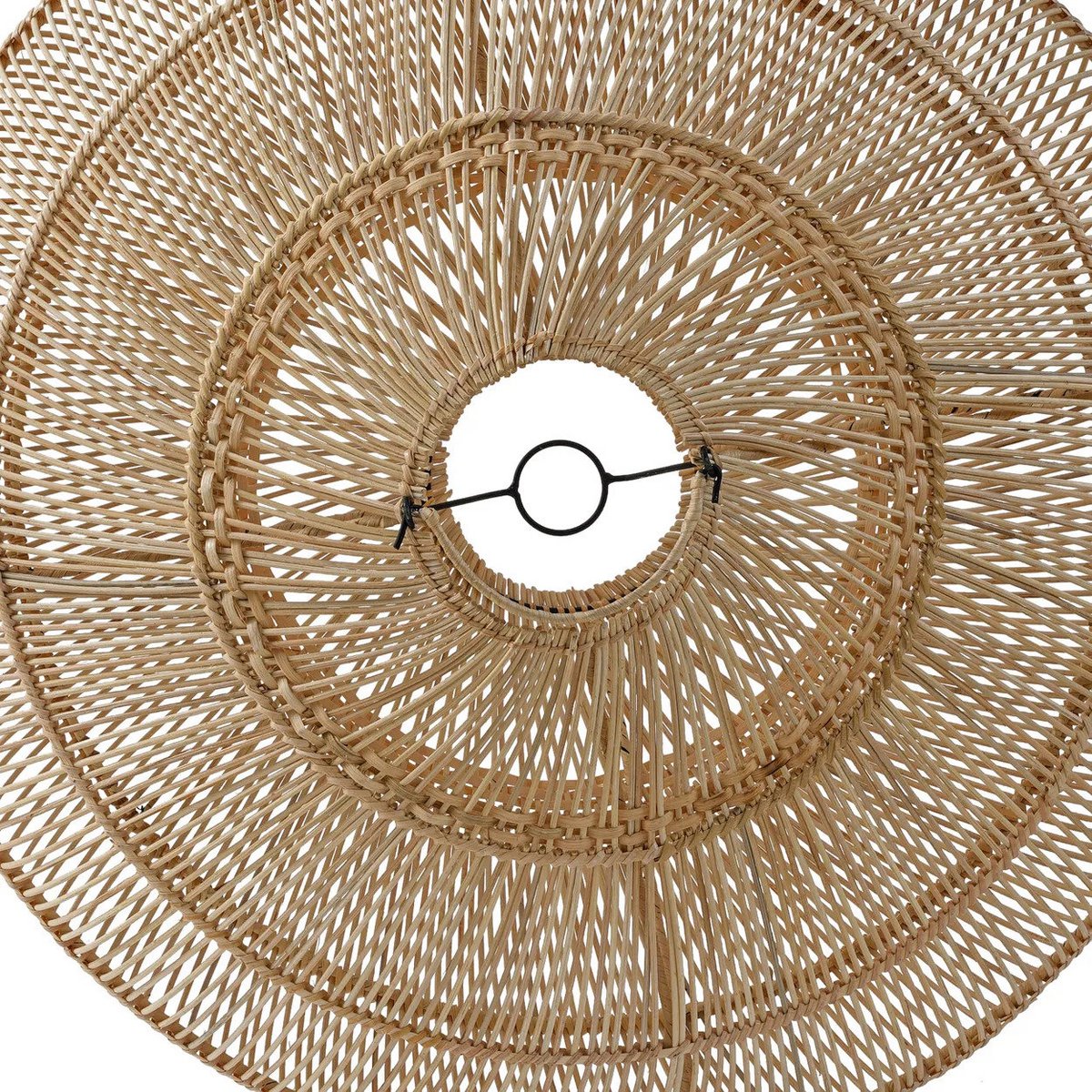Rattan Pendant Light - Natural Macaron Style, Medium