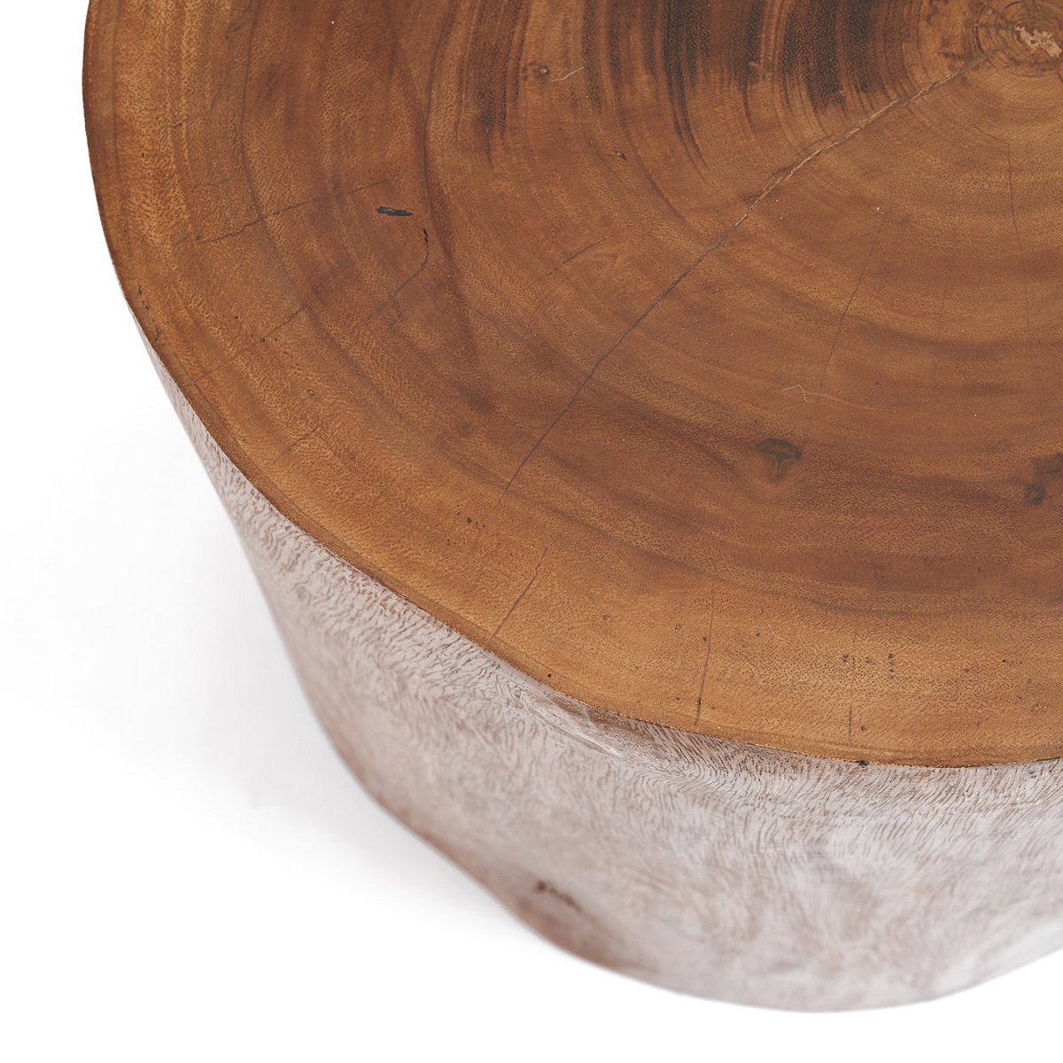 Munggur Wood Stool - The Tribe Natural Accent Stool