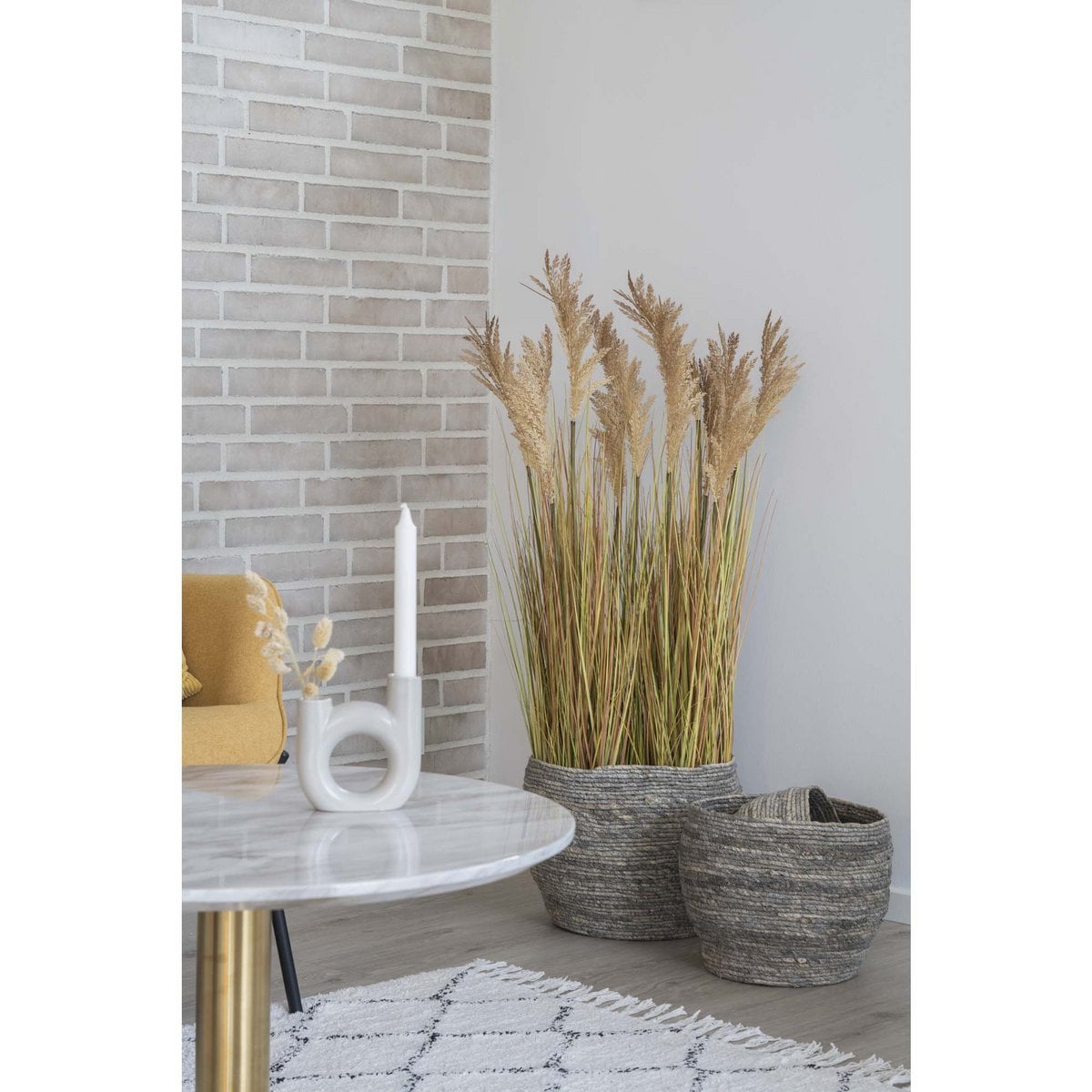 Artificial Sorghum Grass – Natural Faux Plant, 110cm