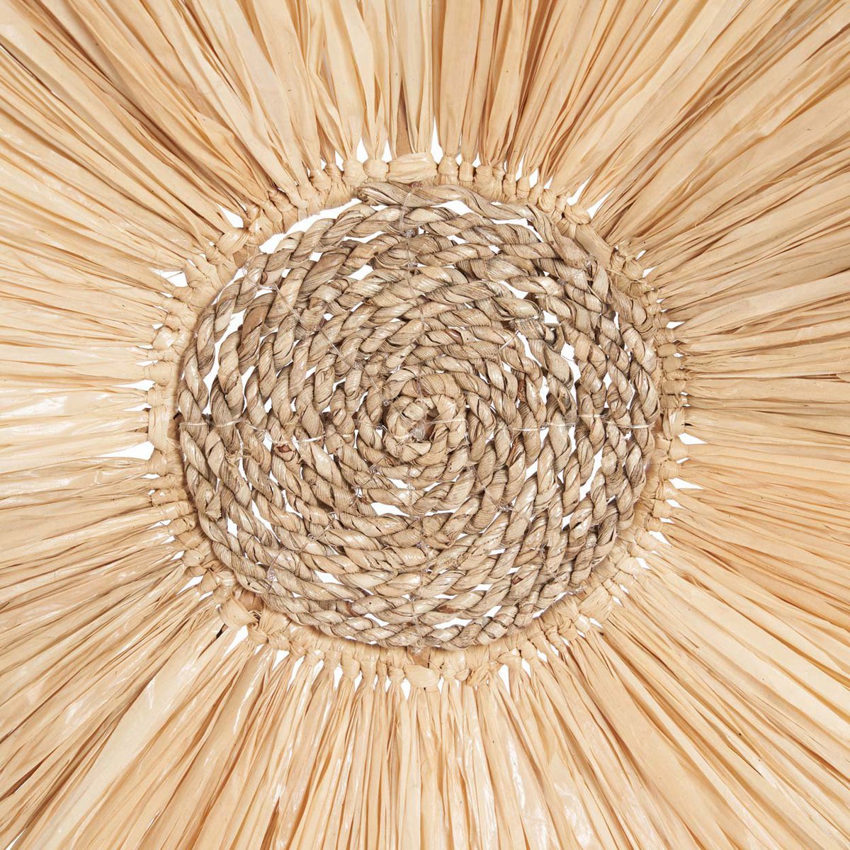 Natural Sisal Wall Decor - Handwoven Fiber Art for Home