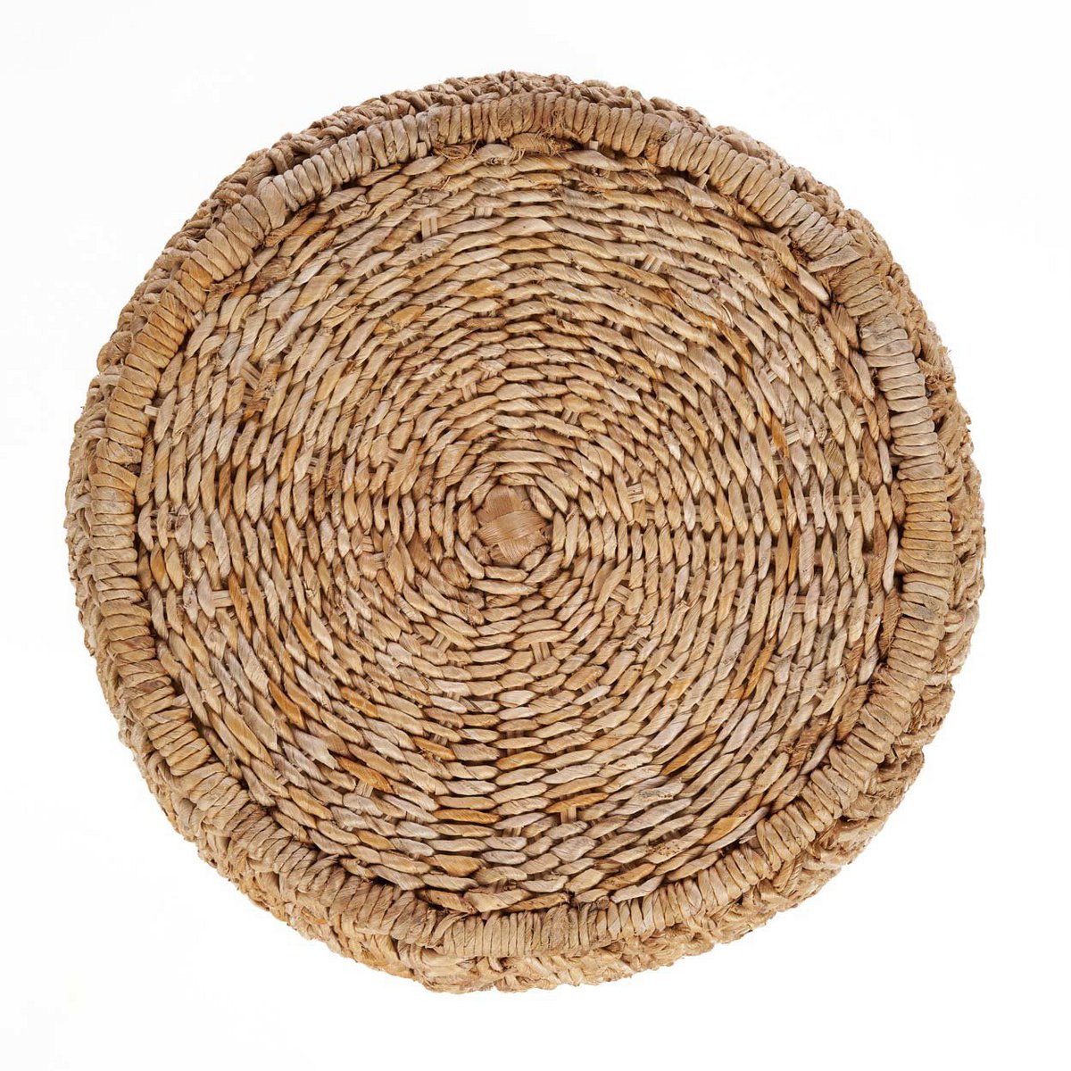 Banana Leaf Stool - Natural Fiber Accent Stool or Side Table