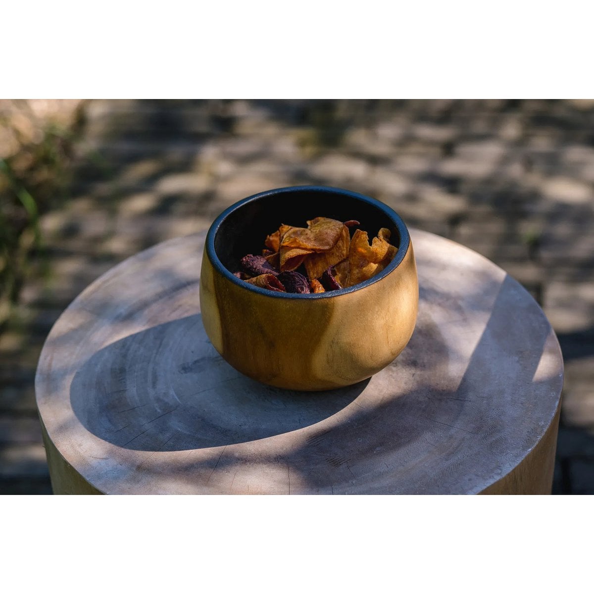Teak Wood Bowl - Small Decorative Bowl for Home Decor