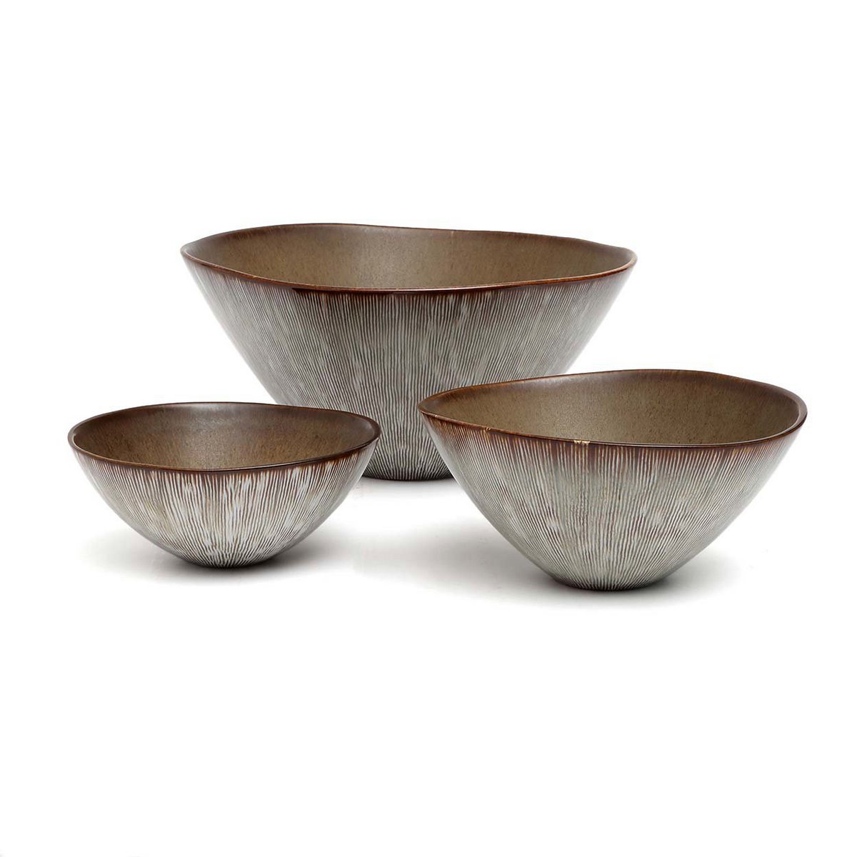 Natural Fiber Serving Bowl - Small Decorative Peniche Bowl