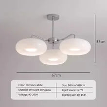 Orange Glass Chandelier – Vintage Bauhaus Design | sitezone test 02