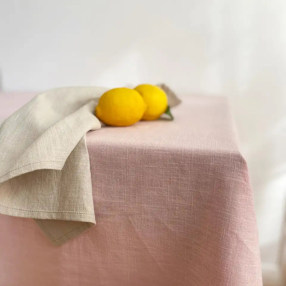 Soft, Pure Linen Table Napkins For Weddings And Parties, Reusable And Comfortable.