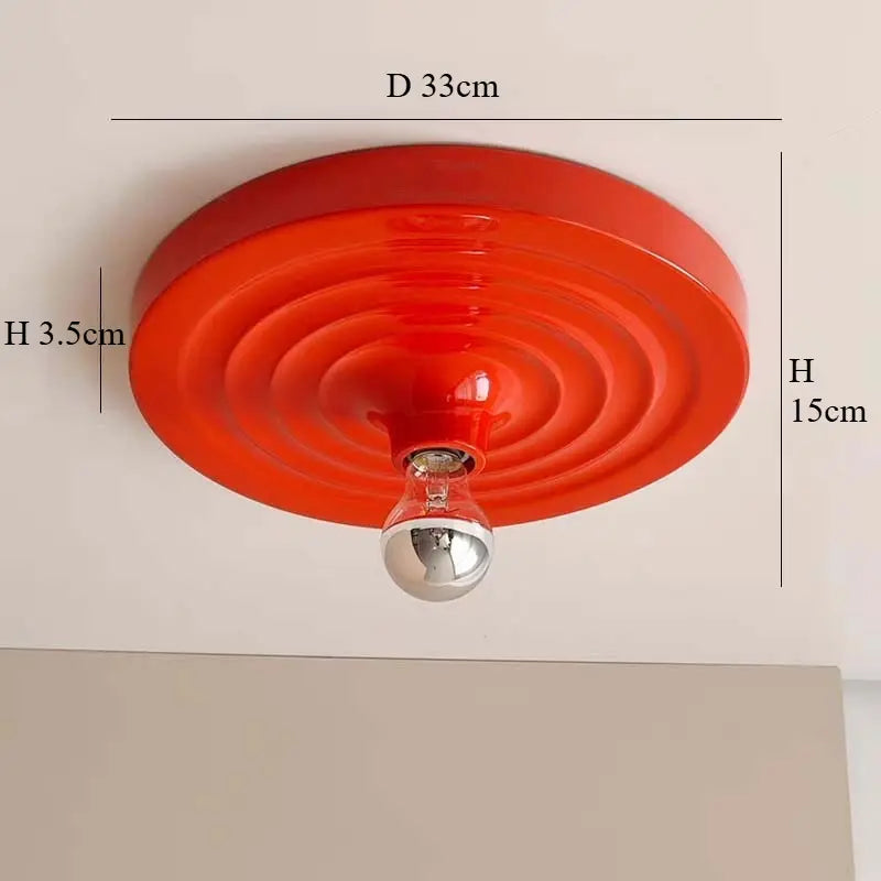 Retro UFO Wall Lamp – Bauhaus Design for Stylish Decor