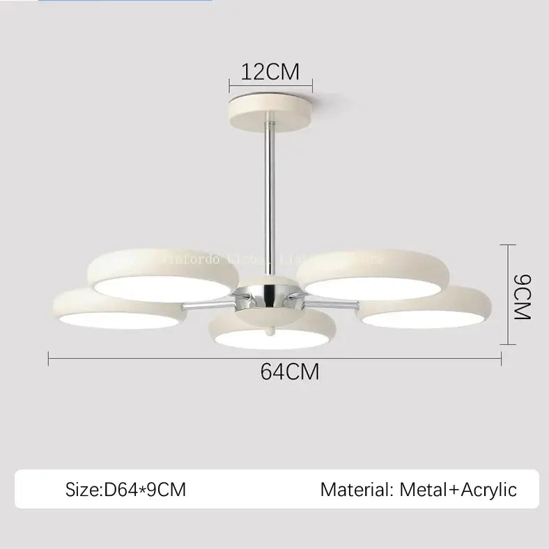 Cream Beige Pendant Light – Modern Minimalist Design