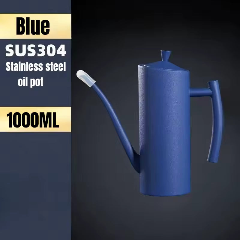 Stainless Steel Oil Dispenser | No-Drip, Modern Design