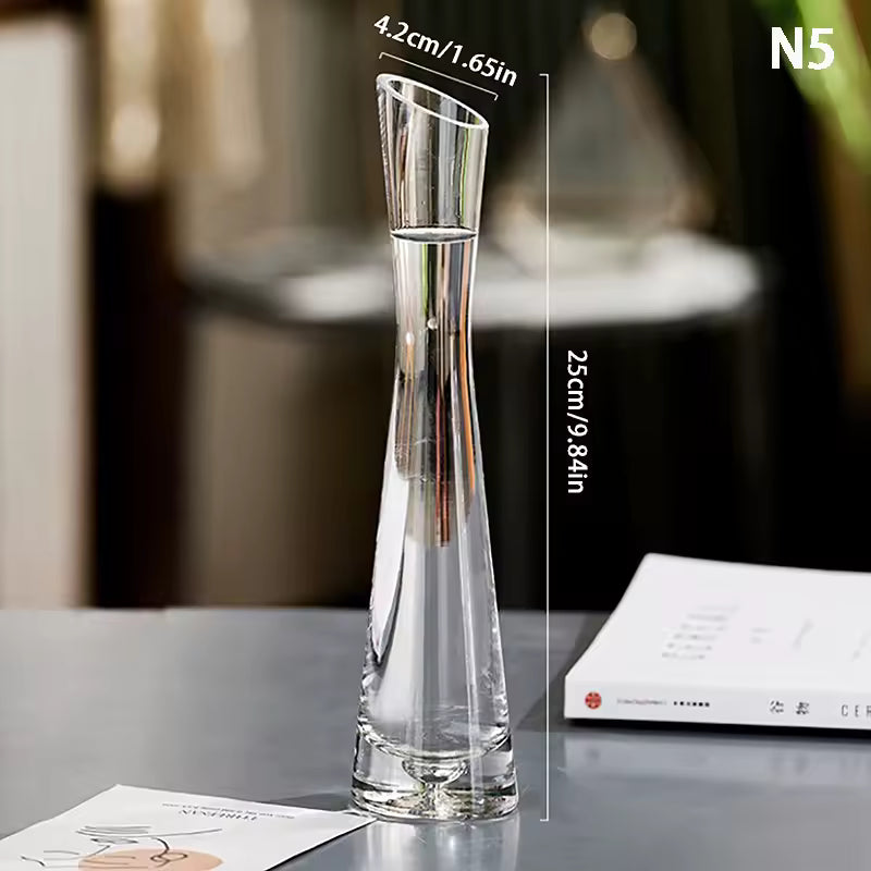 Elegant Modern Glass Vase | Luxury Decor