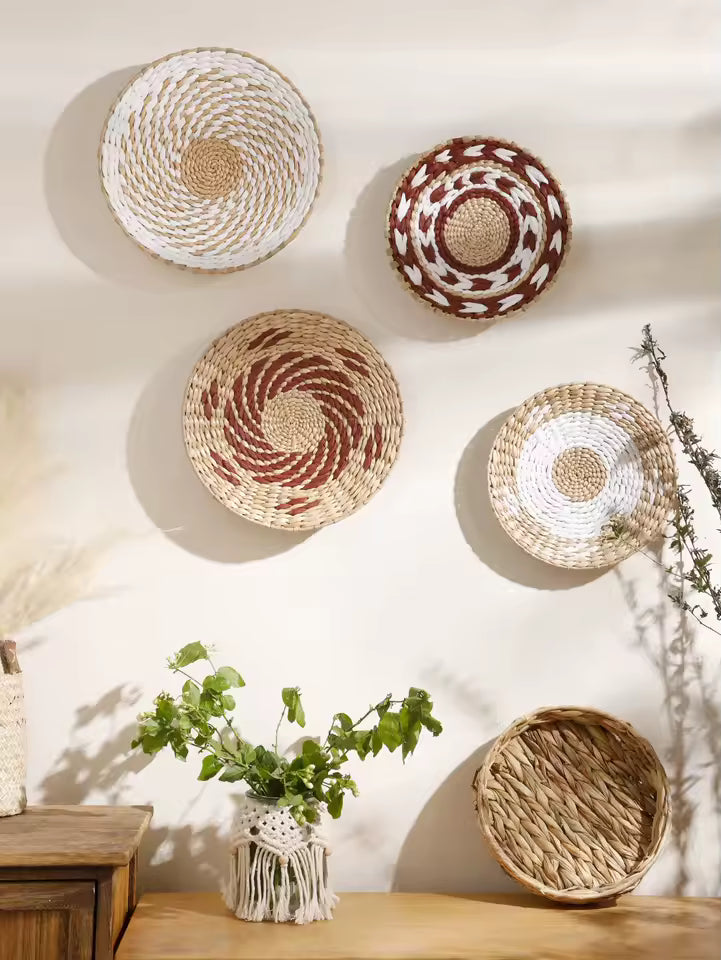 Seegras-Wandkorb – Boho-Wohnaccessoire – JUGLANA