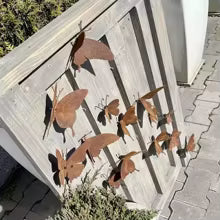 Rustic Metal Butterflies Decorate Your Garden!