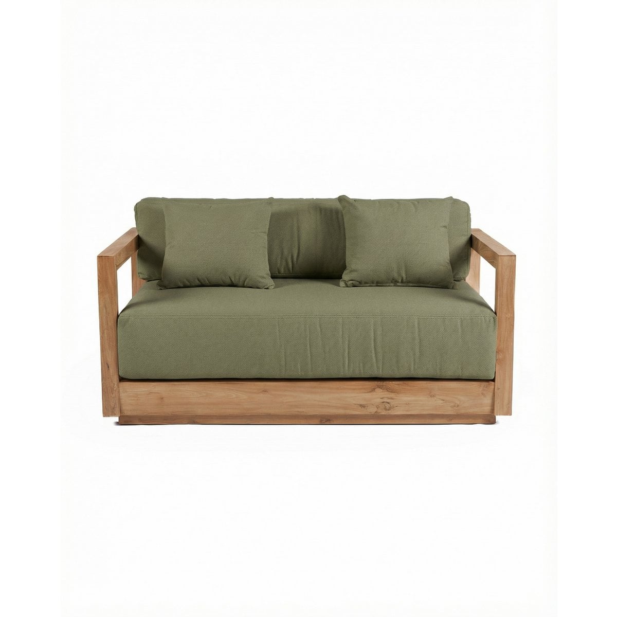 Das Umalas Zweisitzer-Sofa – Outdoor – Grüne Alge