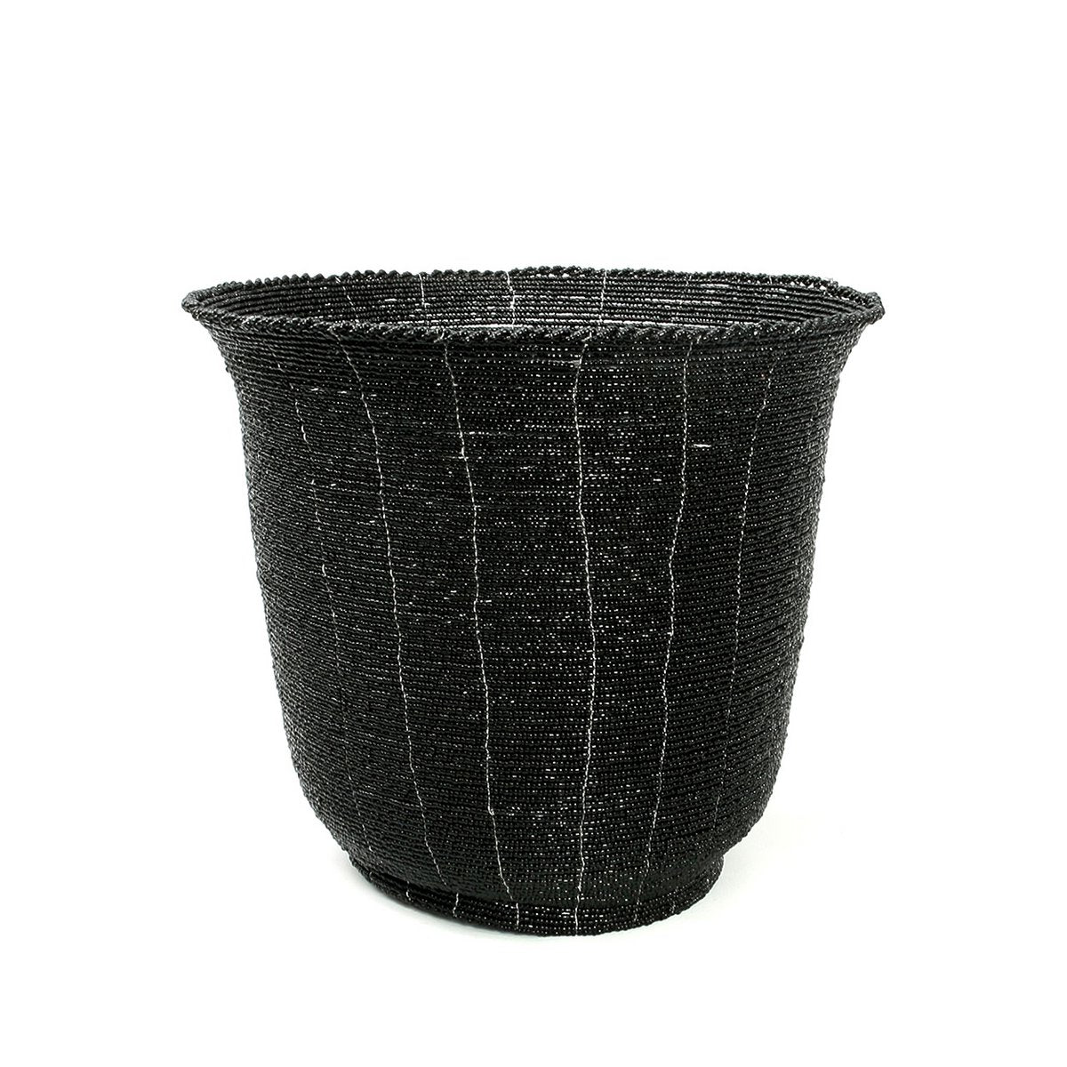 El Cuenco Alto Beaded - Schwarz - L