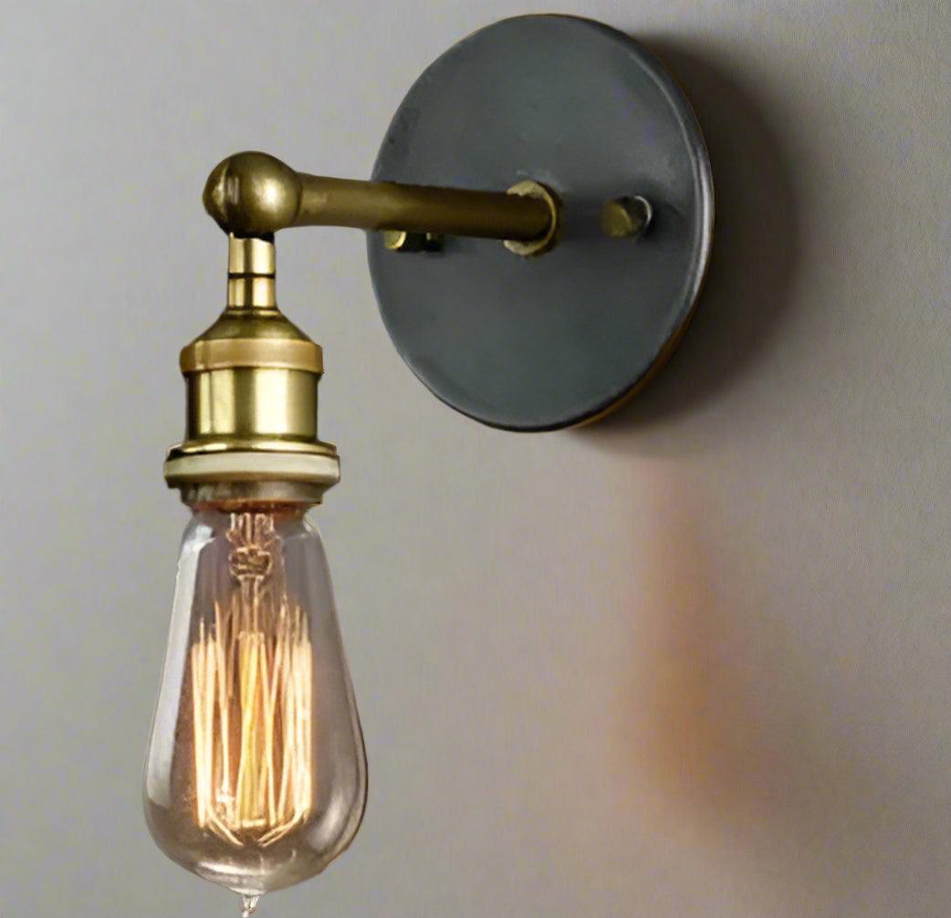 American Country Wall Lamp, Nordic Vintage Lighting | Full Metal - JUGLANA