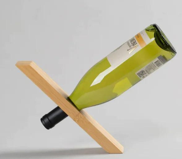Artisian Wine Bottle Holder | Full Wood - JUGLANA