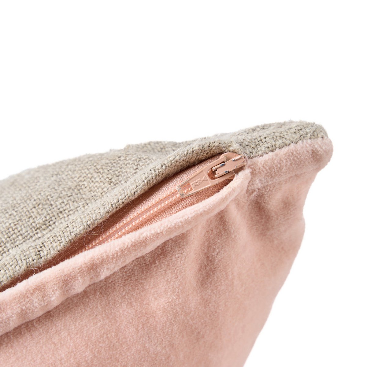 Funda de cojín Velvet Divorce - Rosa natural - 30x50