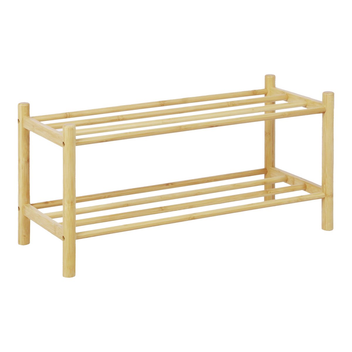 Bamboo Shoe Rack - Natural Wood Entryway | Manaus