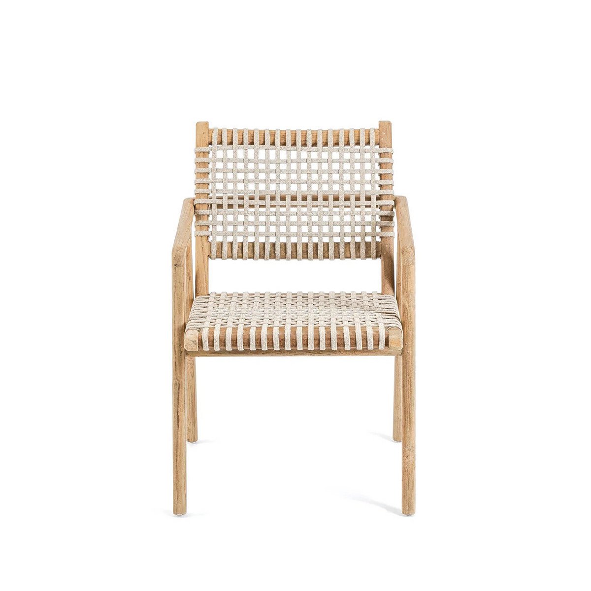 Reclaimed Teak Dining Chair – Rustic Modern Trikeri Design