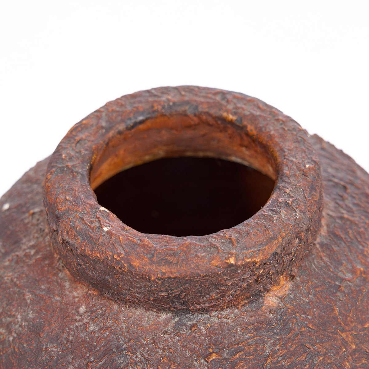 Terracotta Vase - Burgundy Clay Echo Vase - Small