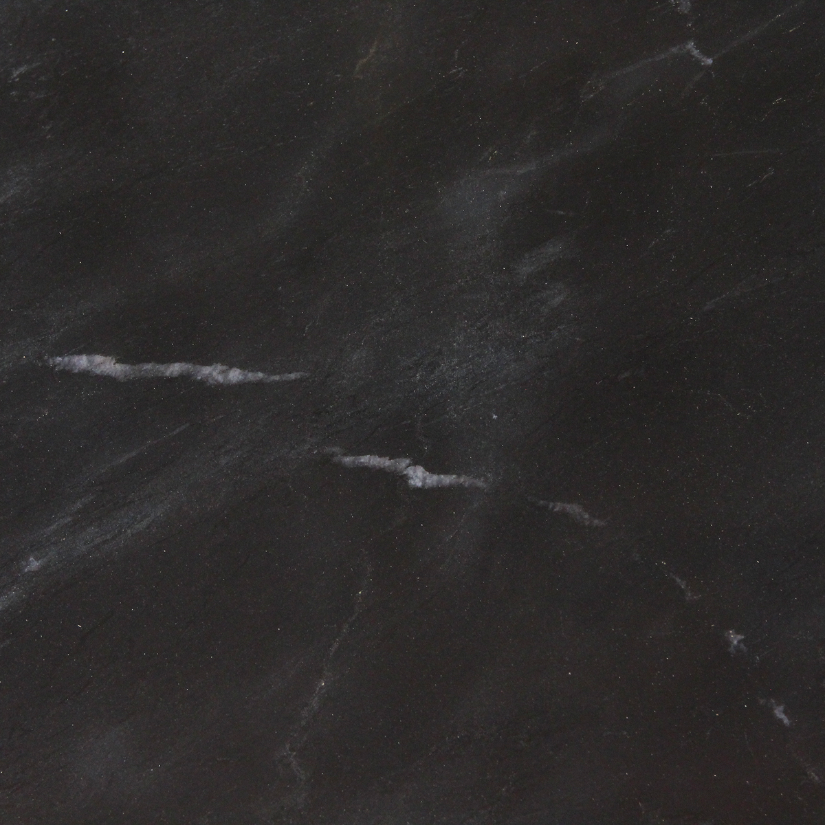 Oval marble coffee table - black - 120x60x38 cm